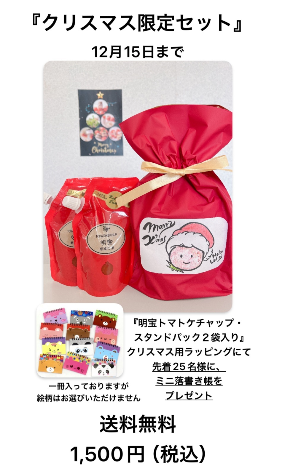 【期間限定】クリスマスギフトセット販売♪